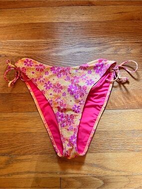 Pacsun 70s Tropical Print Bikini Bottoms